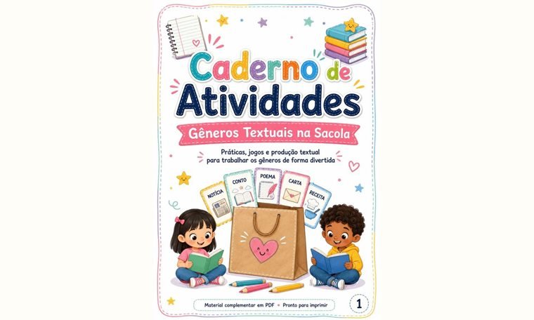 Capa do material G&ecirc;neros Textuais