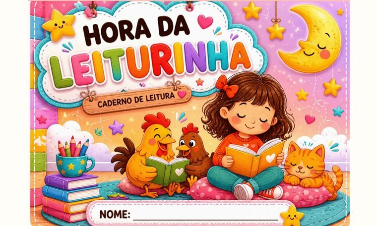 Capa do material Hora da Leiturinha 2.0