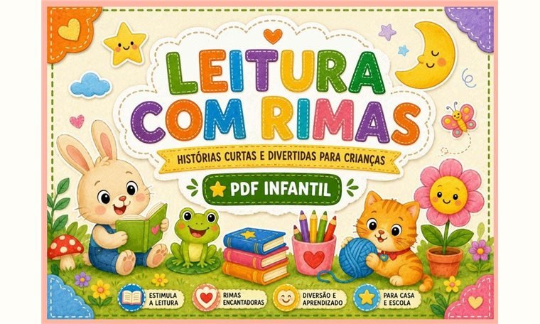 Capa do material Leitura com Rimas